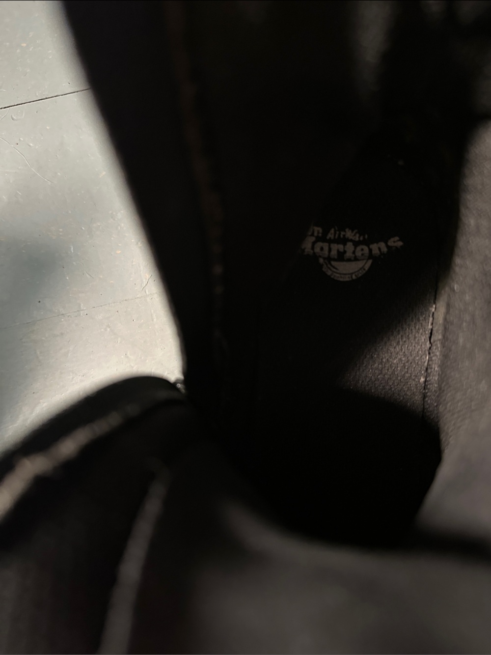Dr. Martens Black Kids Lace-Up Combat Boots 1460 - Picture 10 of 14
